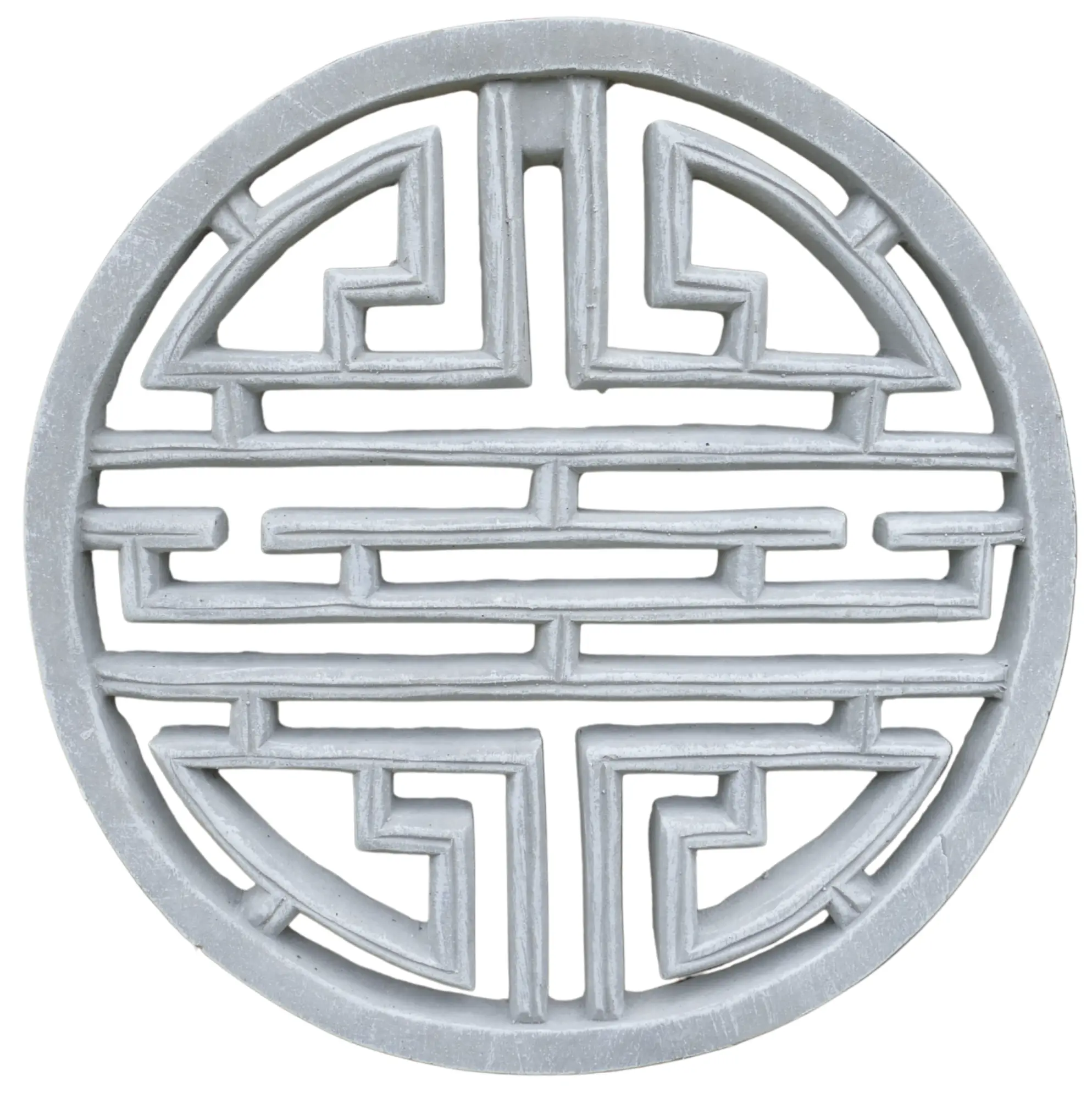  Product image 3 of the product “Yazhen - Plaque - Chinese Pattern, Ø 30cm | cast stone ”